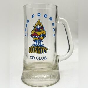 Vintage Gmad Fremont 130 Club Glass Mug Stein General Motors RARE 6.25”T